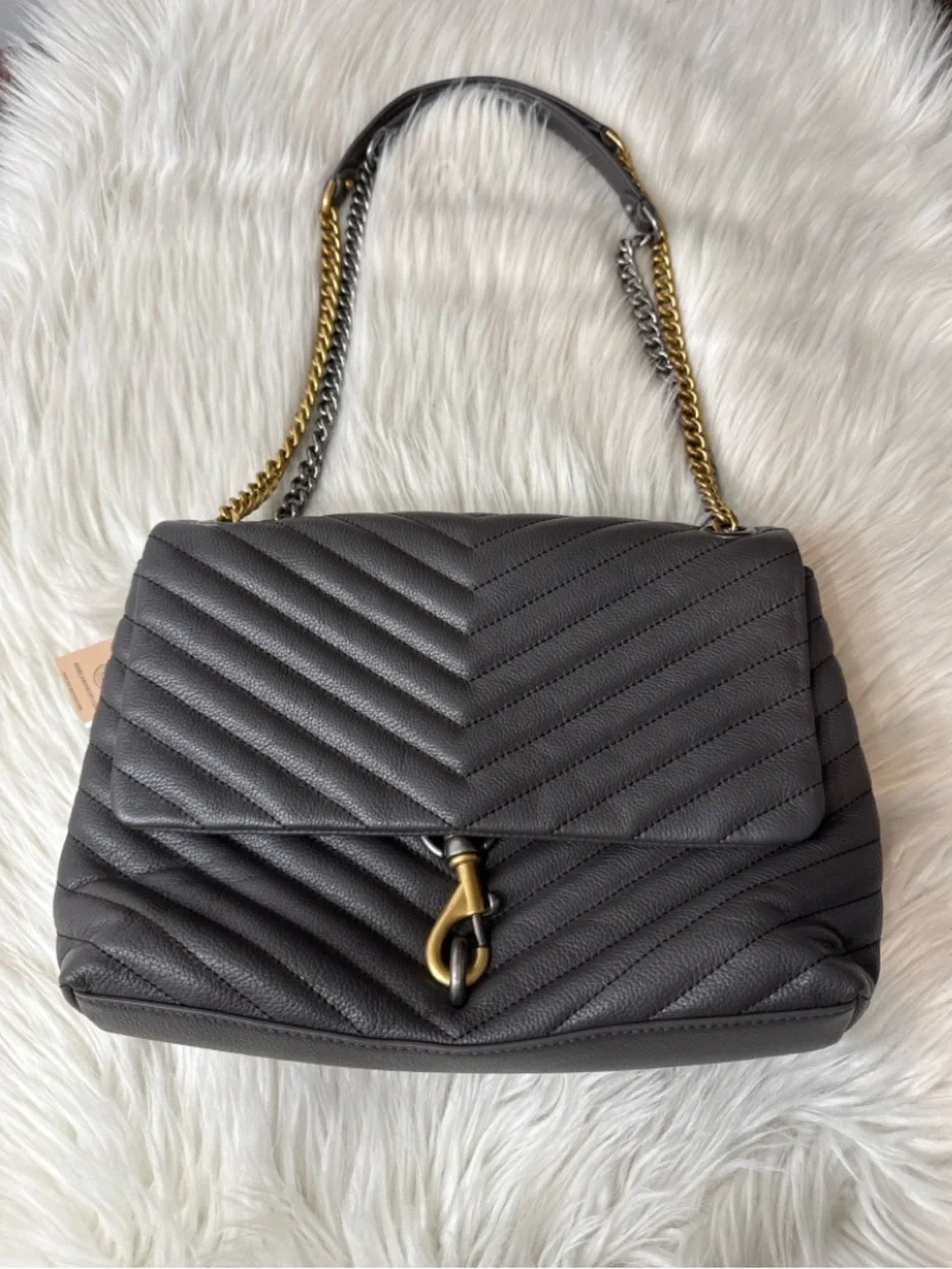 REBECCA MINKOFF Edie Flap Shoulder Bag - Picture 2 of 12